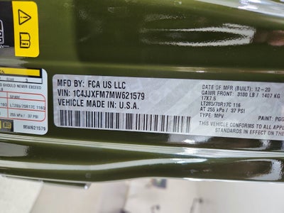 2021 Jeep Wrangler Unlimited Unlimited Rubicon