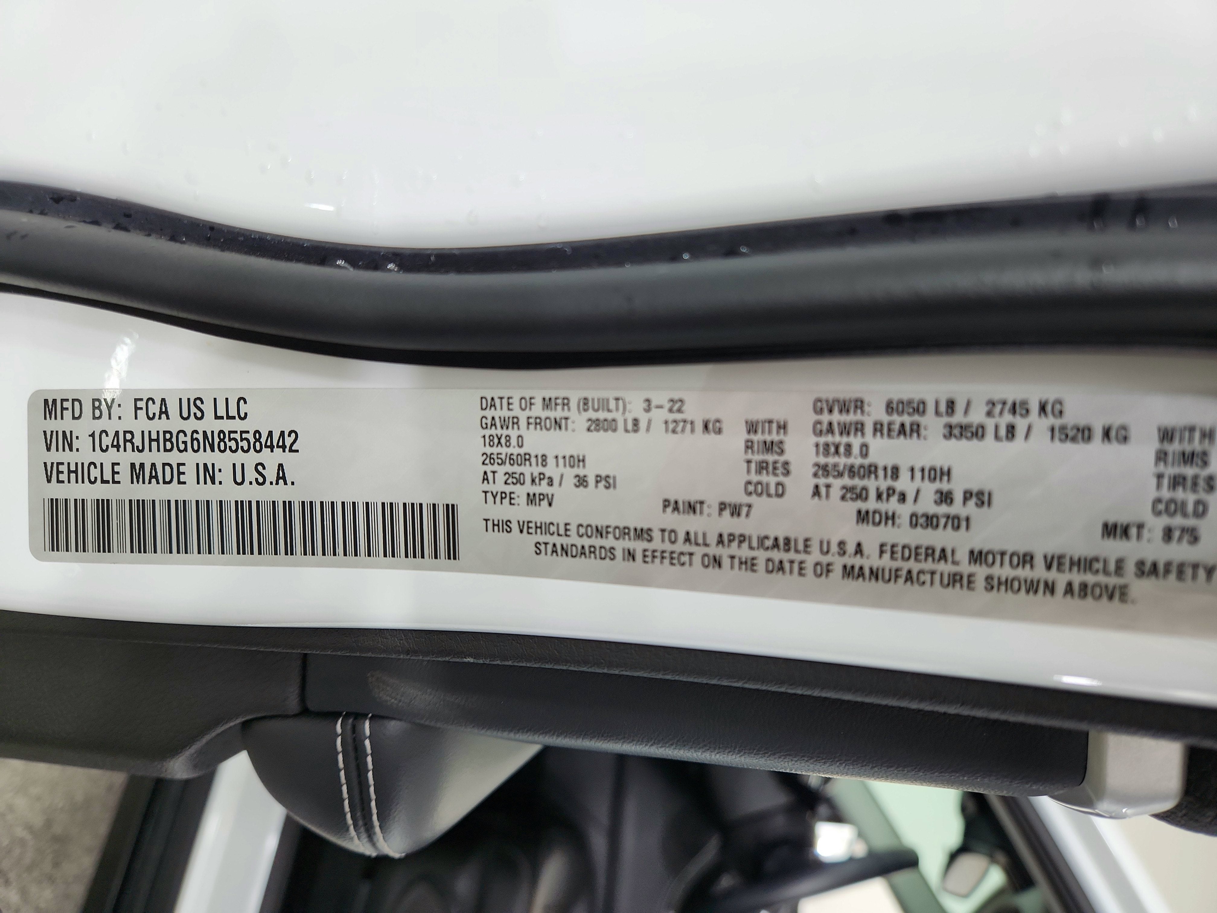 2022 Jeep Grand Cherokee Limited