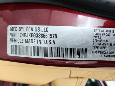 2025 Jeep Grand Cherokee L Summit Reserve