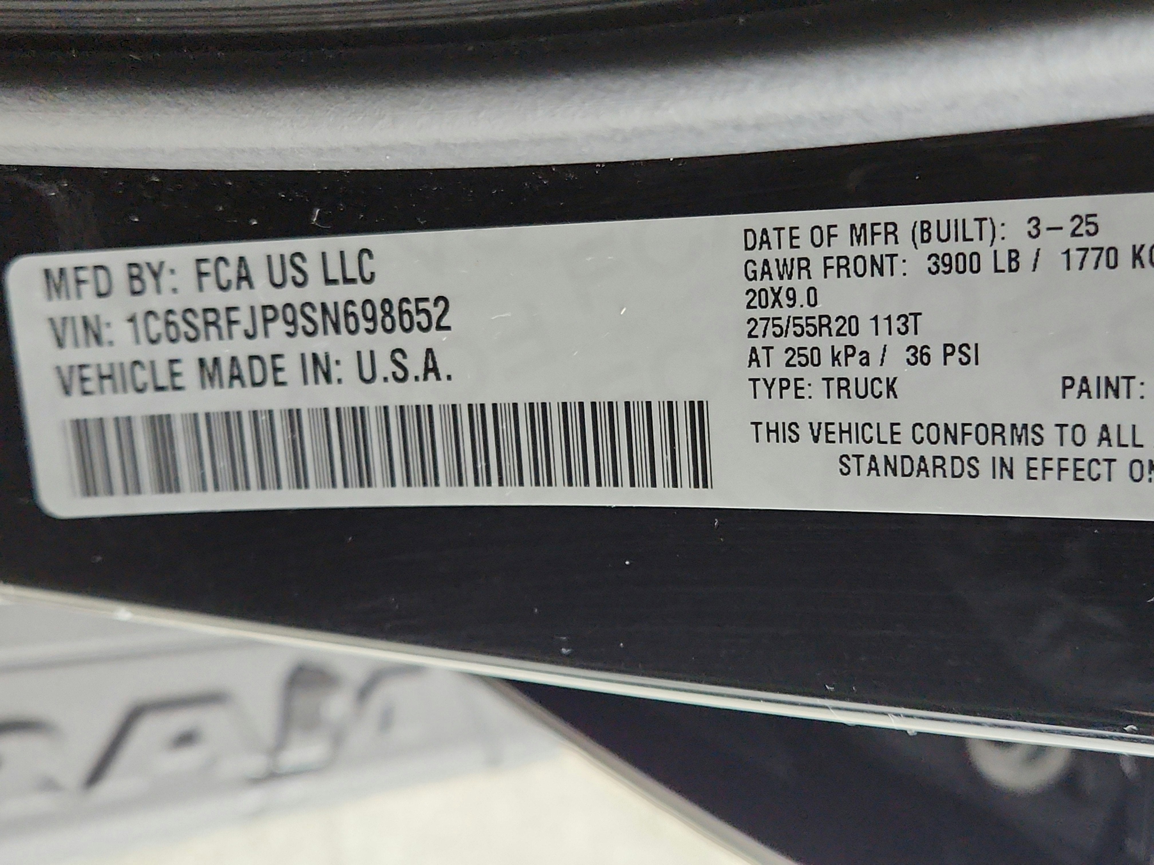 2025 RAM 1500 Laramie