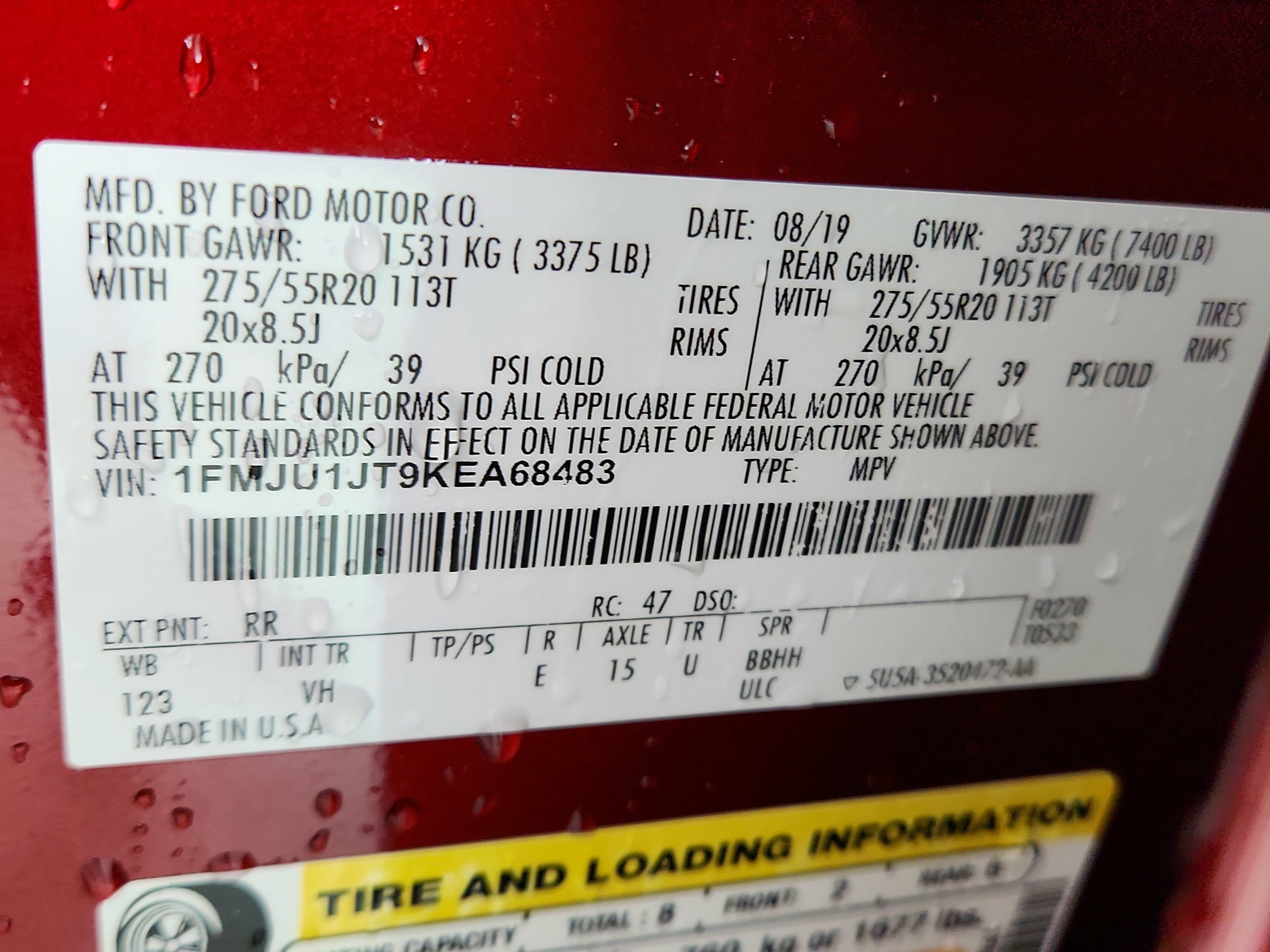 2019 Ford Expedition XLT