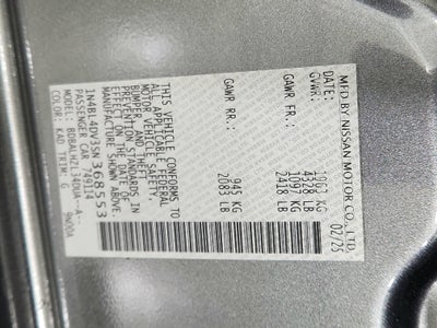 2025 Nissan Altima SV