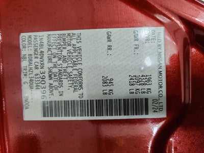 2024 Nissan Altima 2.5 SV