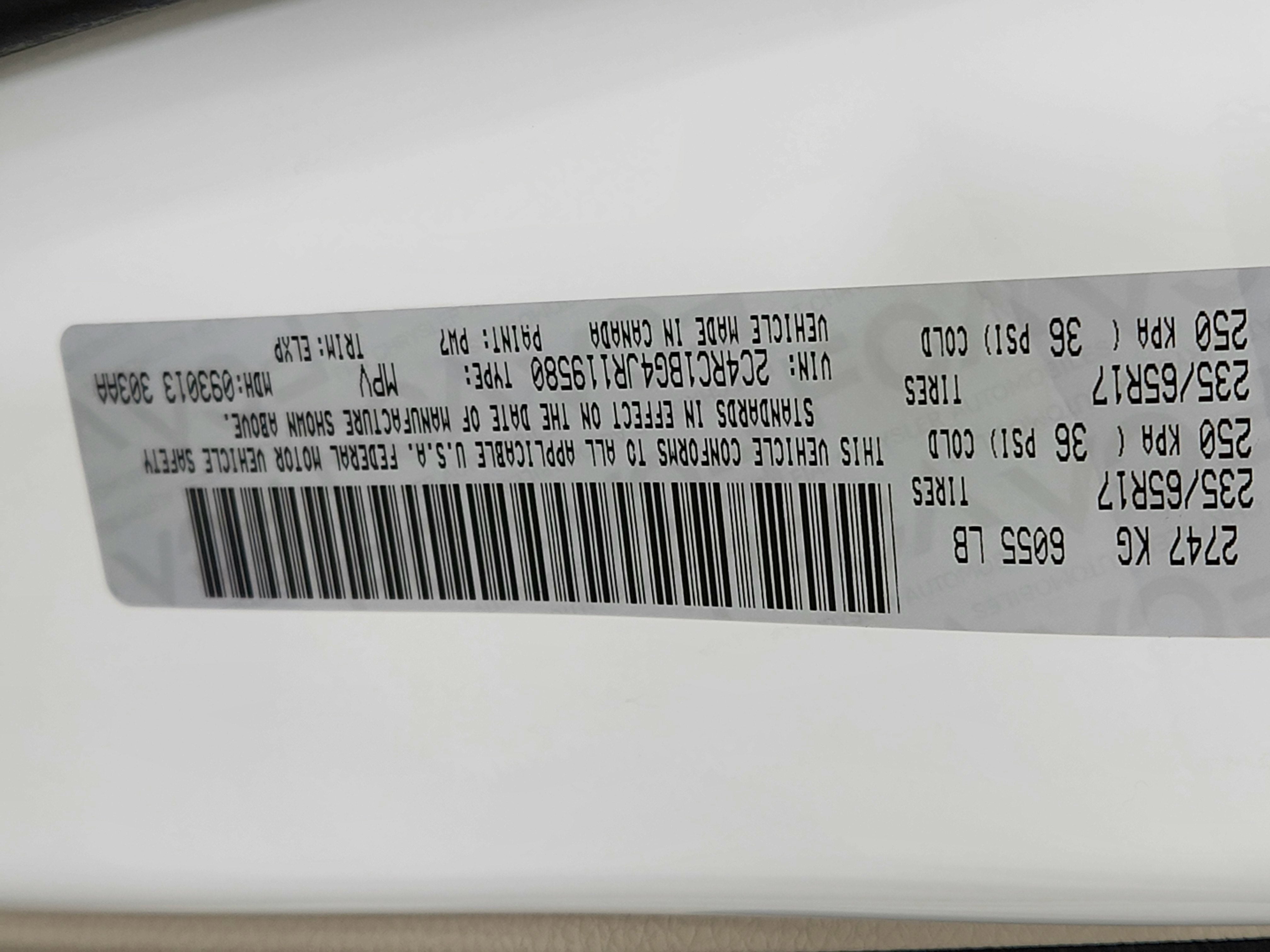 2018 Chrysler Pacifica Touring L