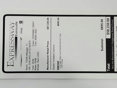 2026 RAM 2500 Tradesman