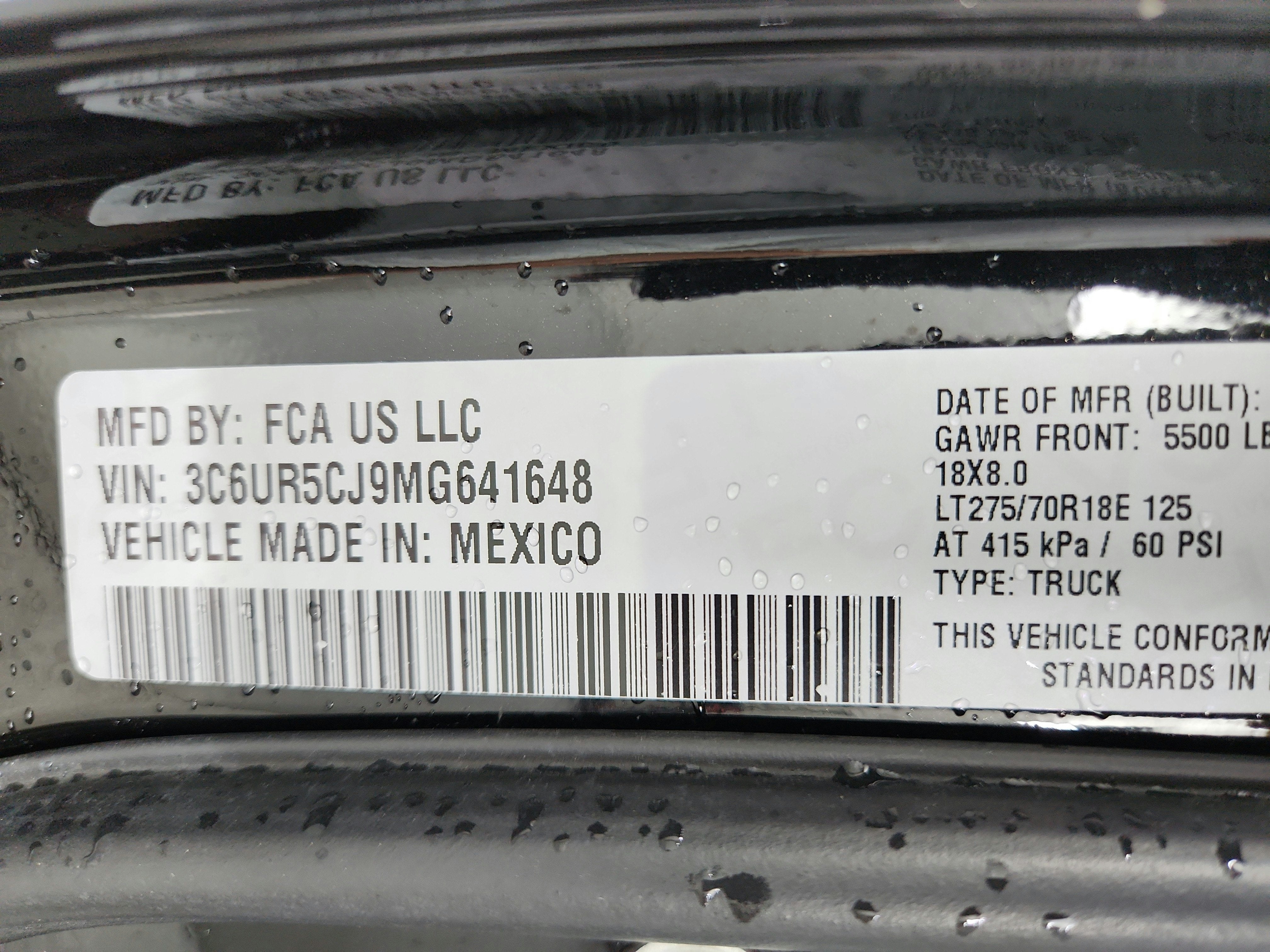 2021 RAM 2500 Tradesman