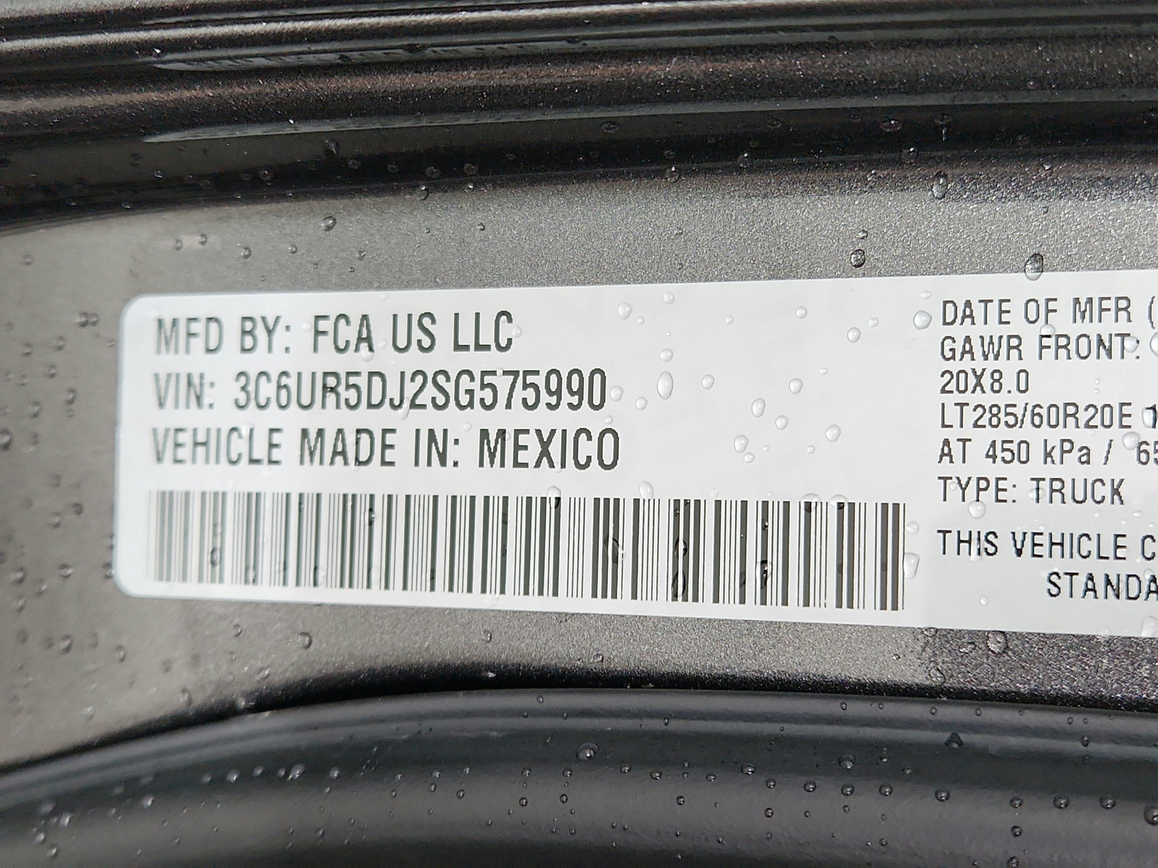 2025 RAM 2500 Big Horn