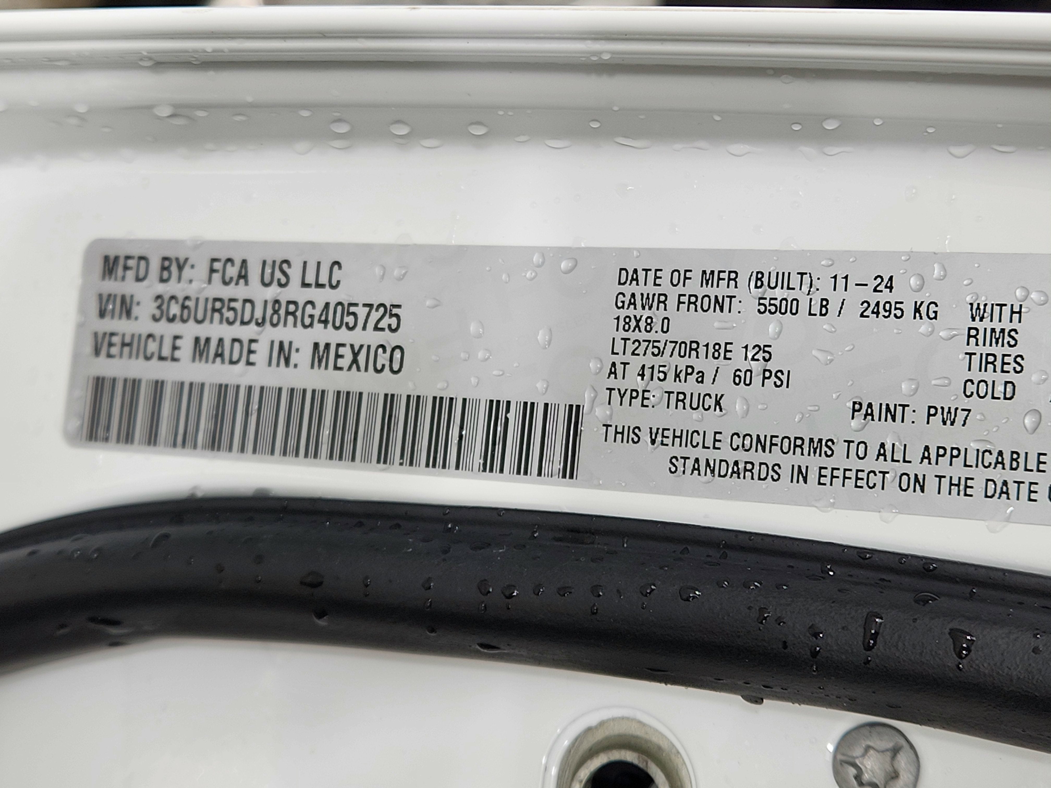 2024 RAM 2500 Big Horn