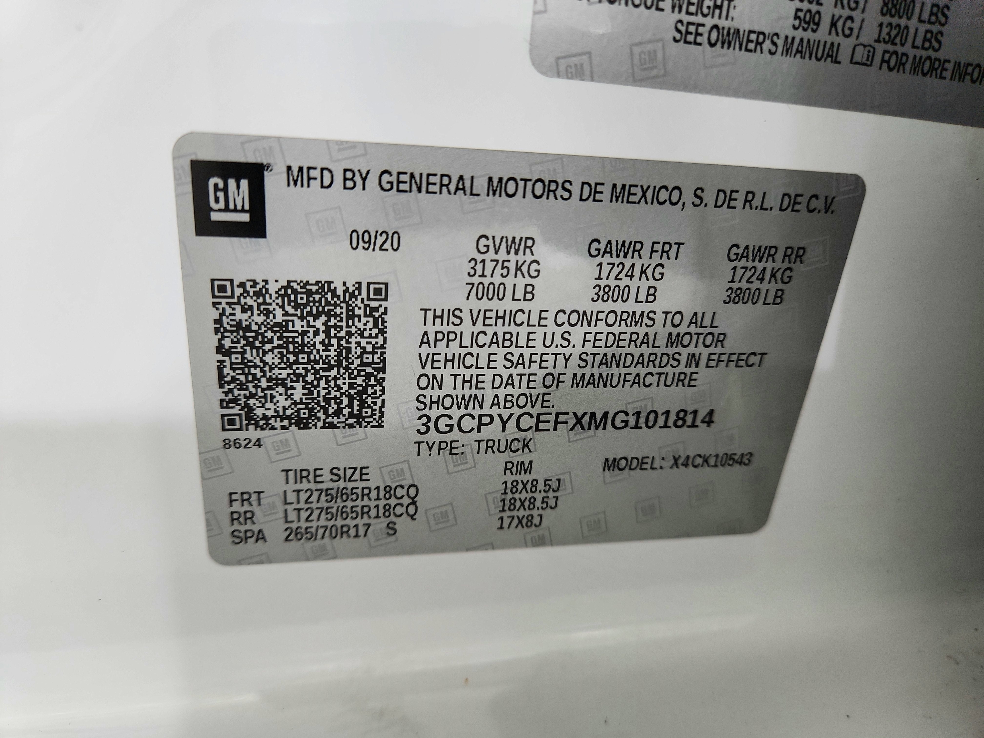 2021 Chevrolet Silverado 1500 Custom Trail Boss