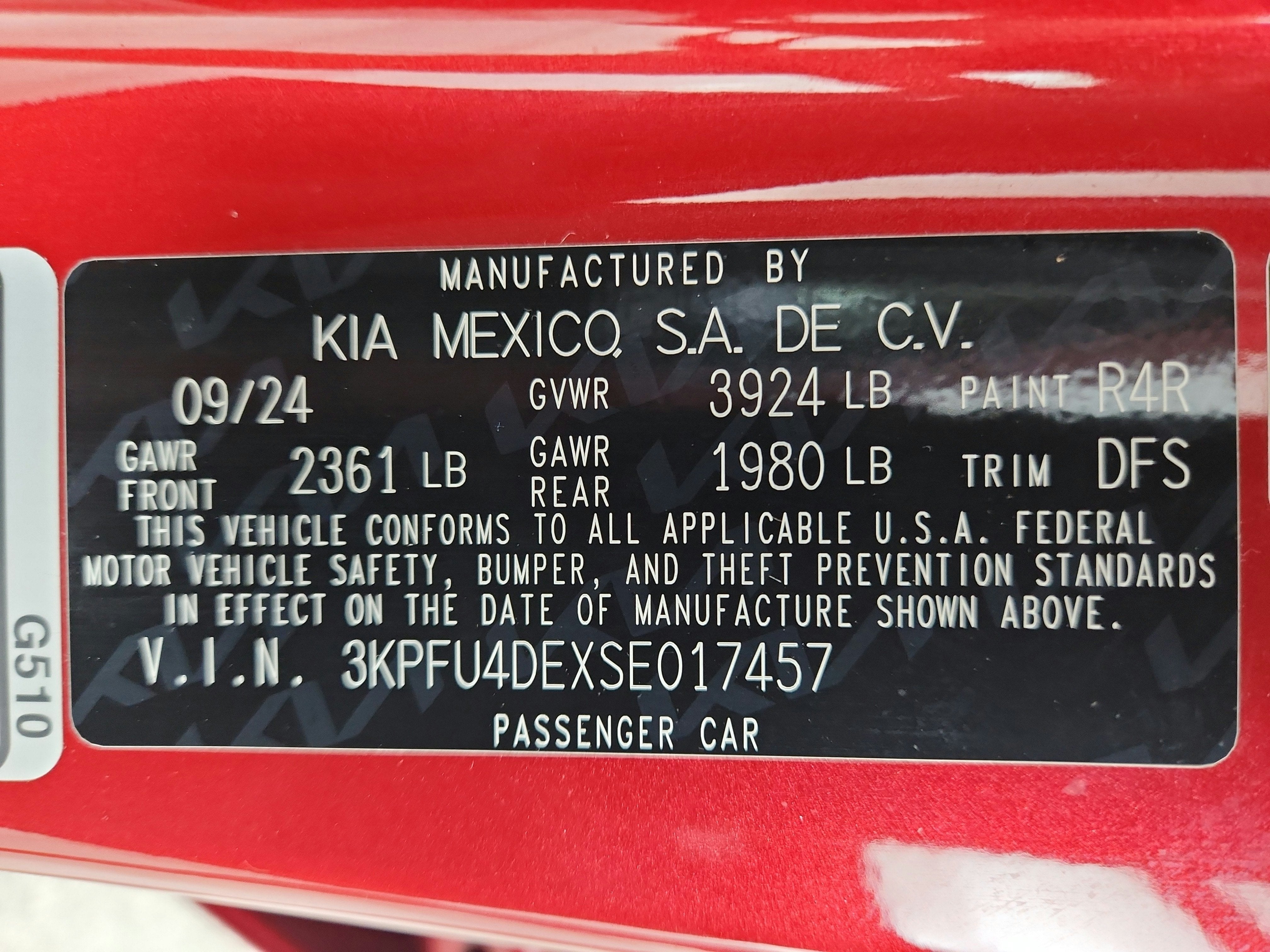 2025 Kia K4 EX