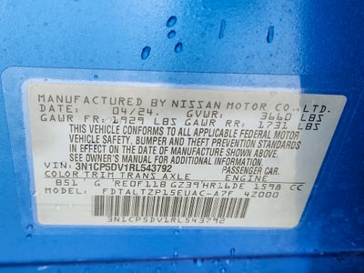 2024 Nissan Kicks SR