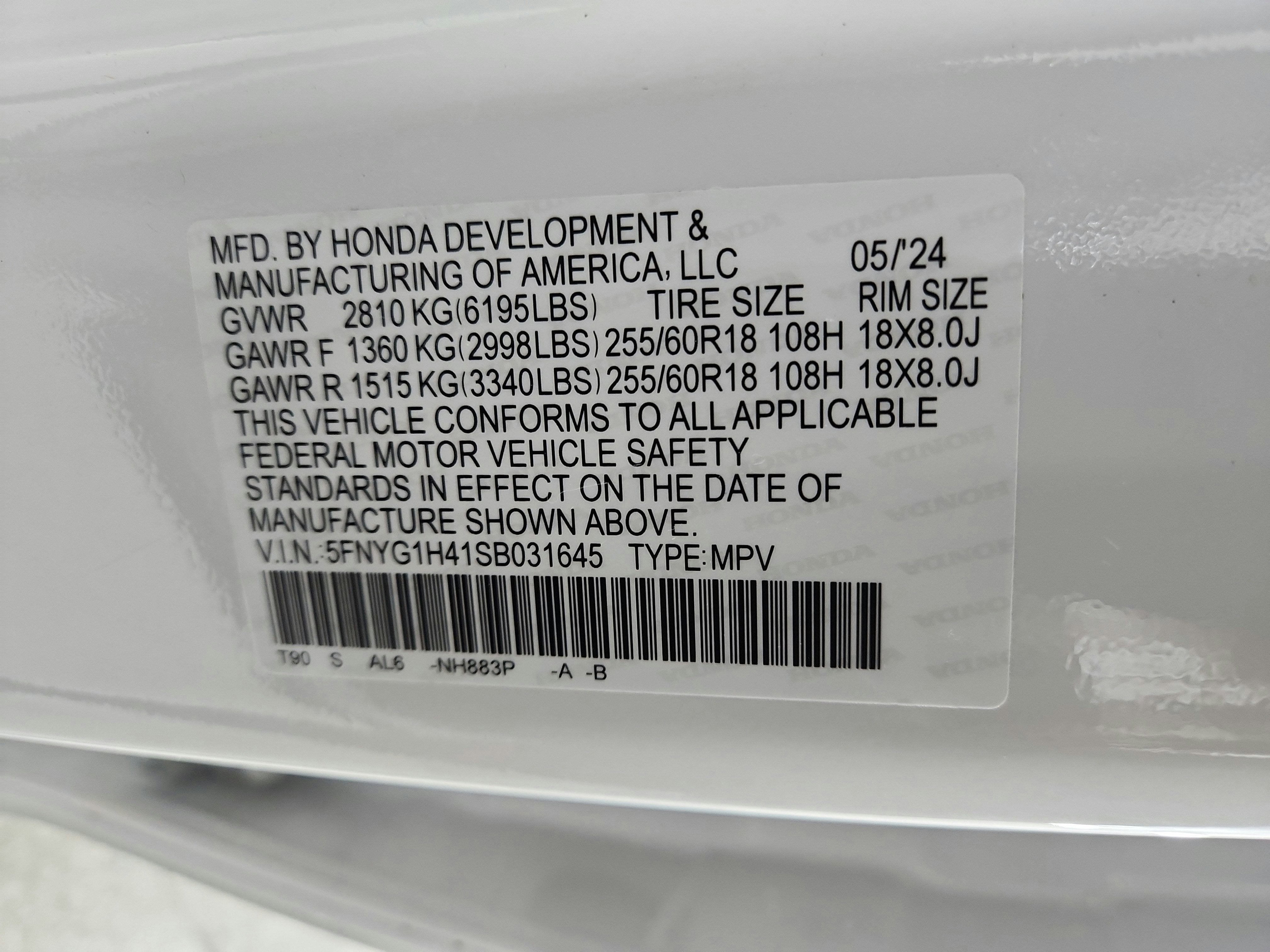 2025 Honda Pilot EX-L