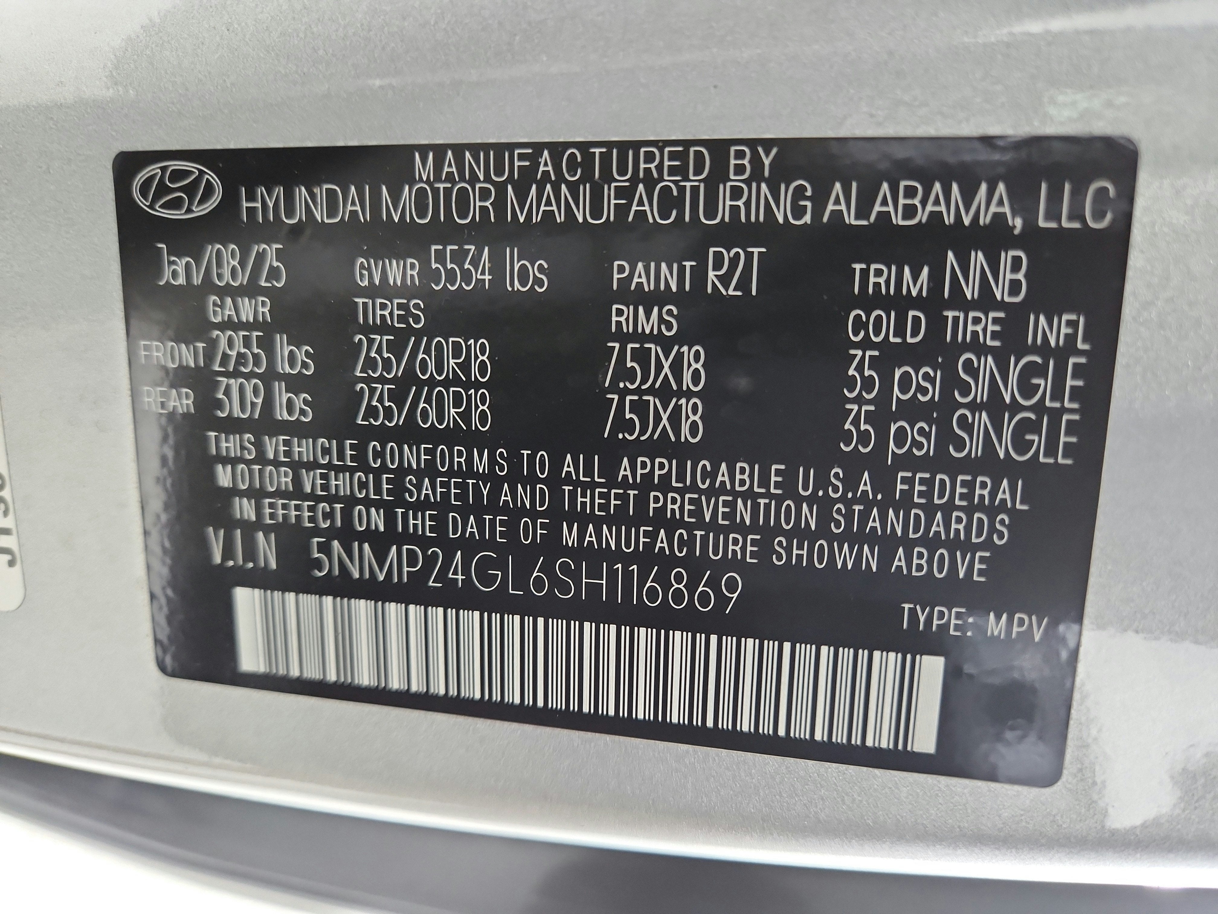 2025 Hyundai Santa Fe SEL
