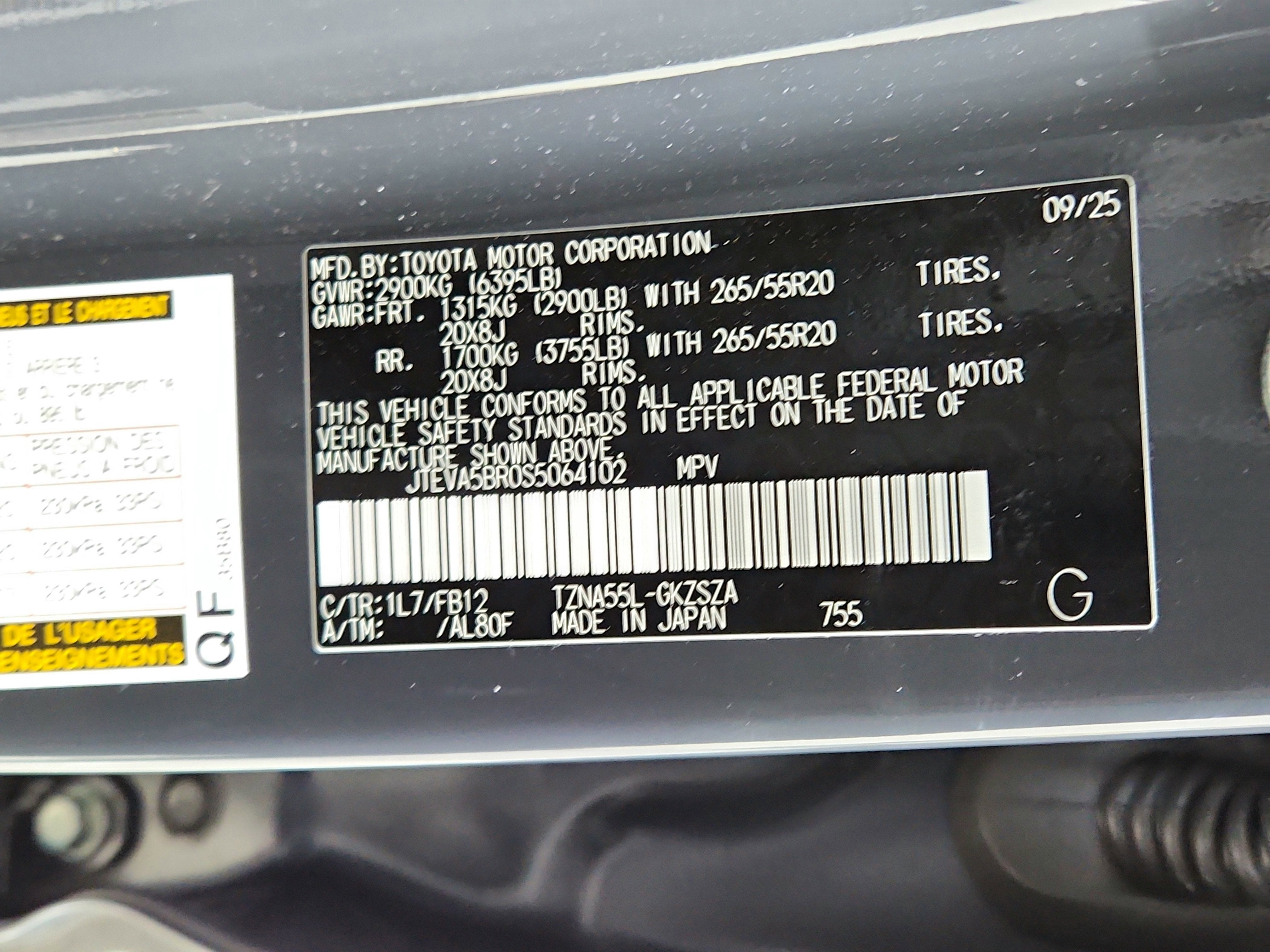 2025 Toyota 4Runner TRD Sport