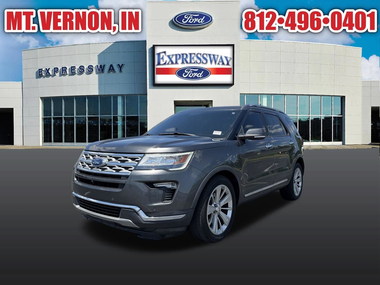Used 2019 Ford Explorer Limited with VIN 1FM5K7F85KGA10714 for sale in Mount Vernon, IN