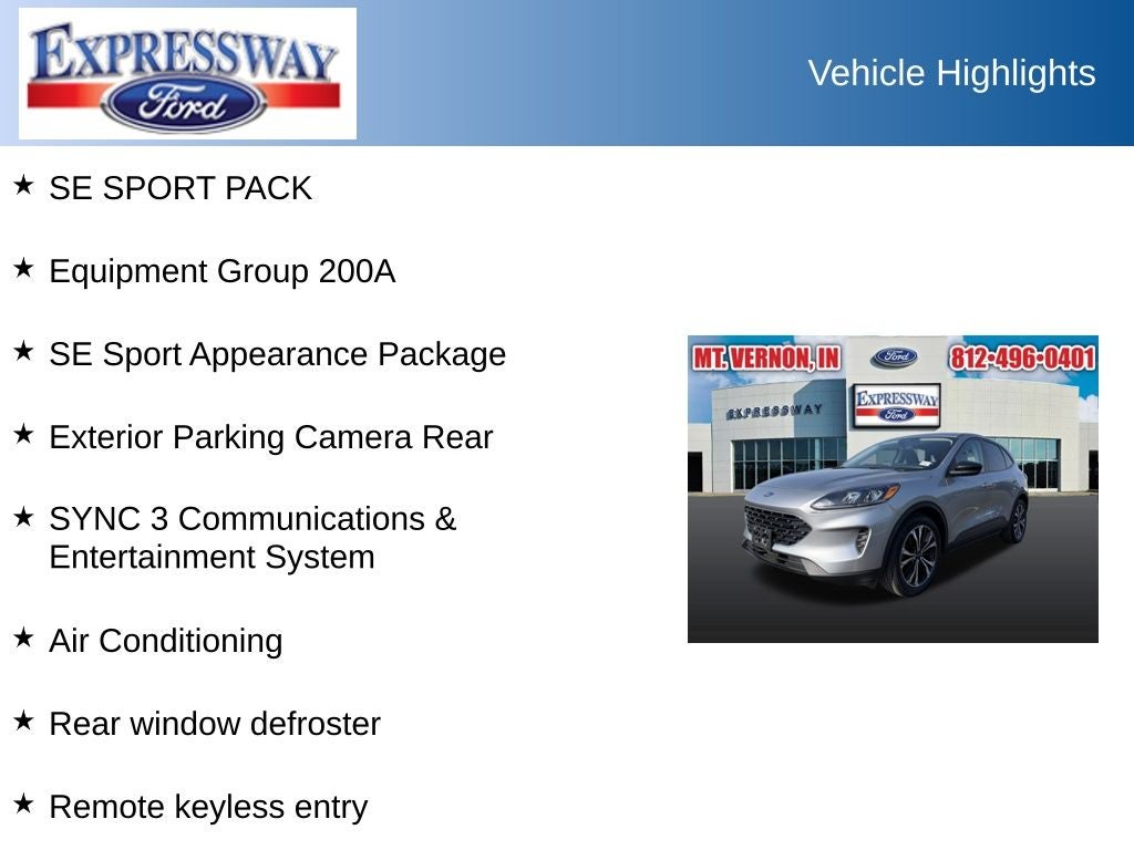 2022 Ford Escape SE