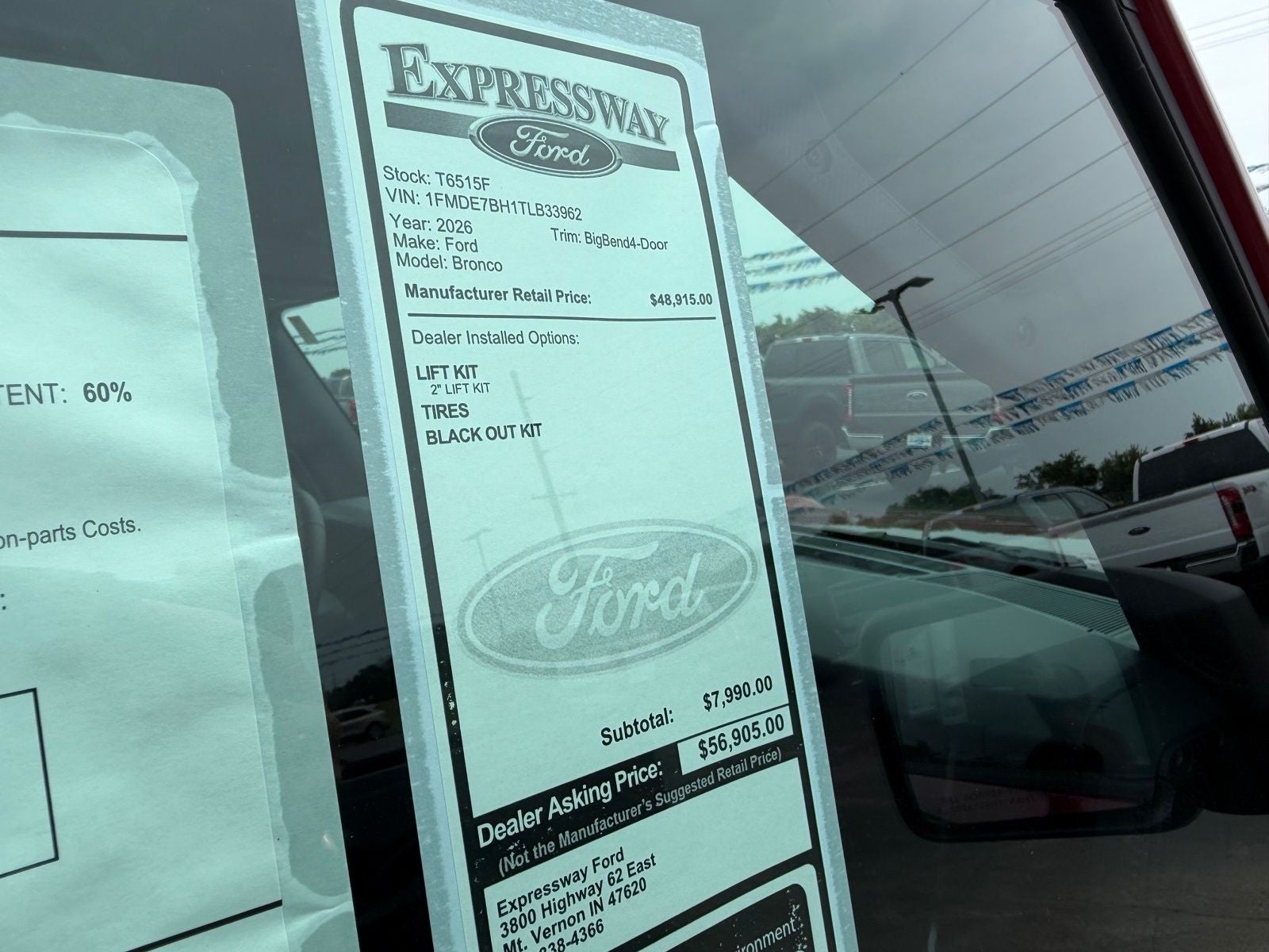 2026 Ford Bronco Big Bend