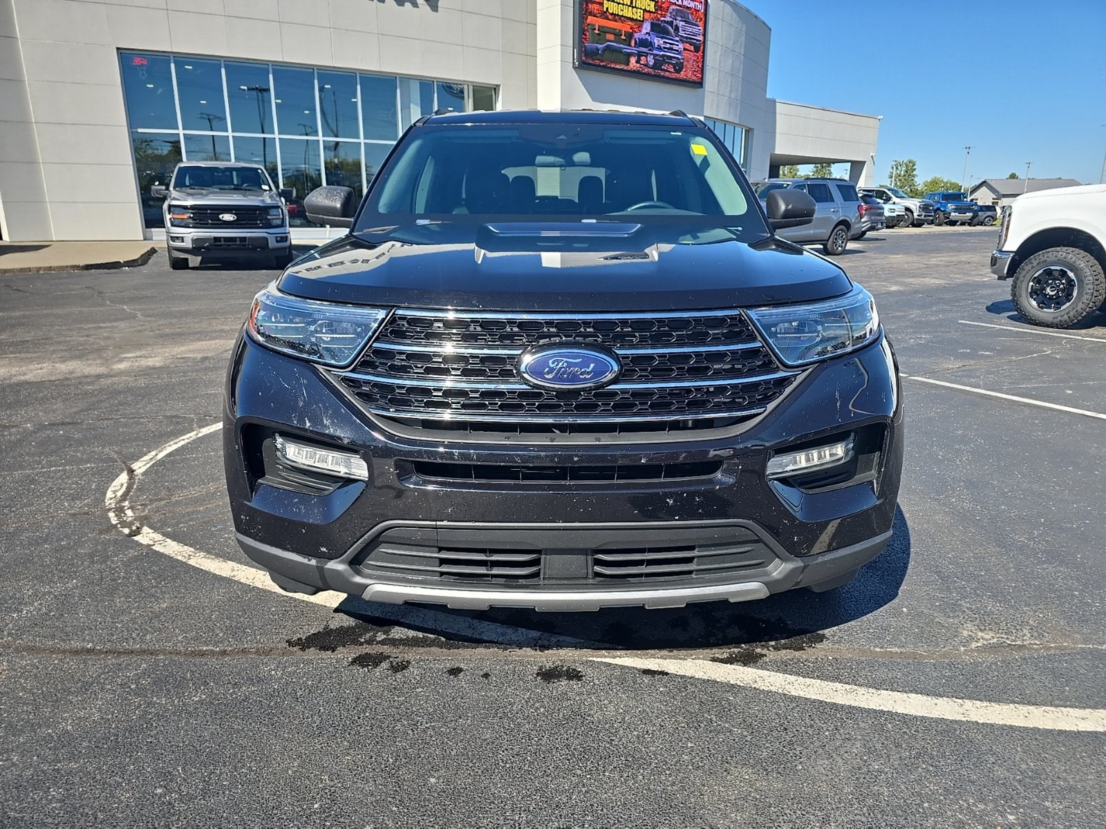 Used 2021 Ford Explorer XLT with VIN 1FMSK8DH6MGA80379 for sale in Mount Vernon, IN