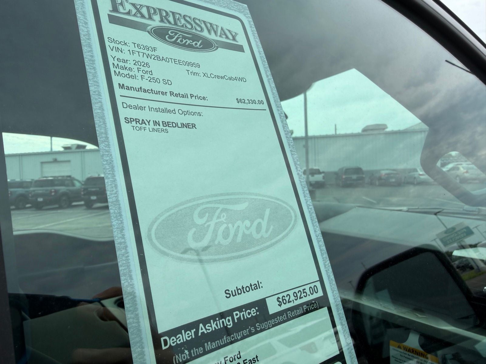 2026 Ford Super Duty F-250 SRW XL