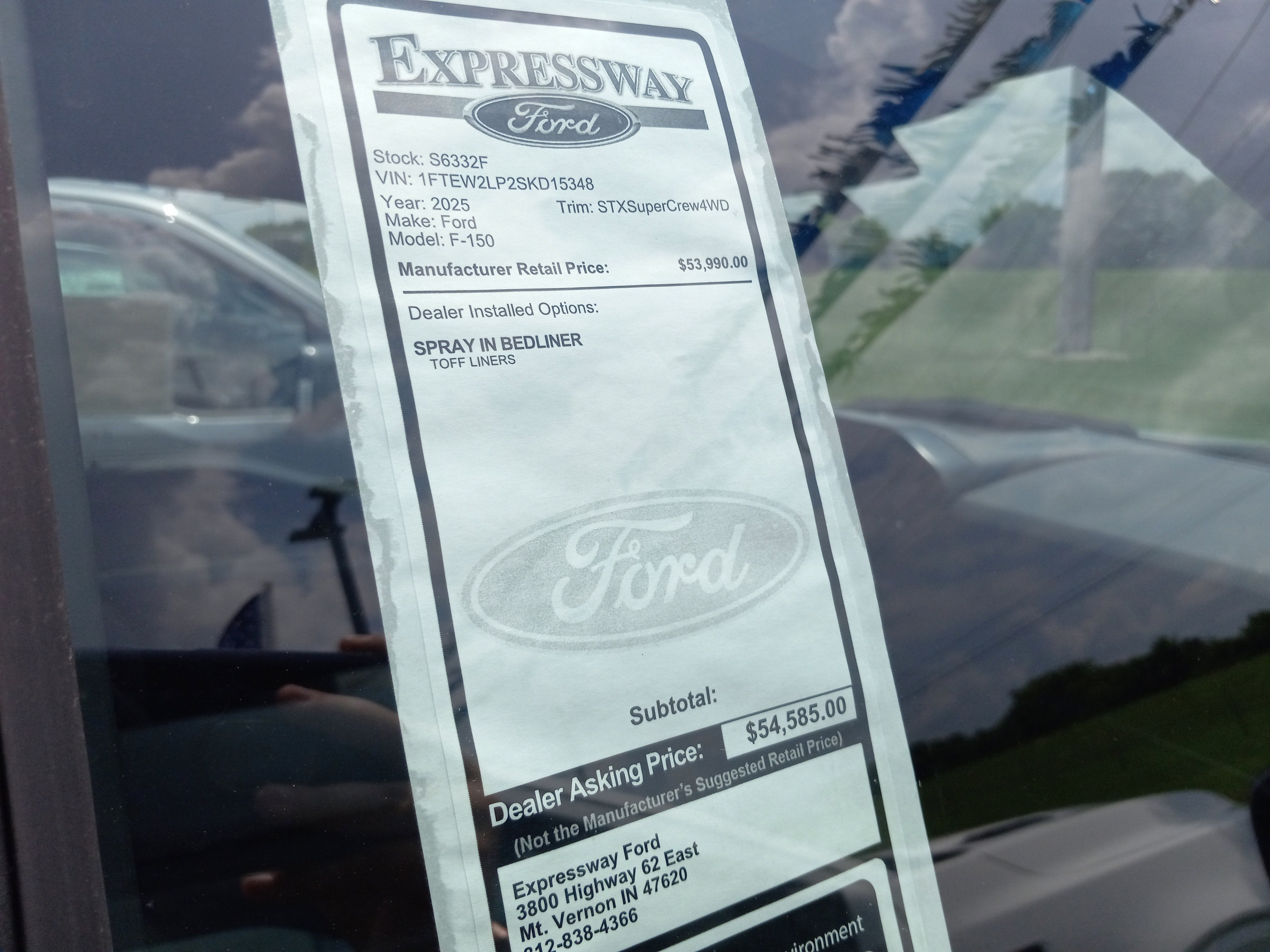 2025 Ford F-150 STX 4WD SuperCrew 5.5' Box