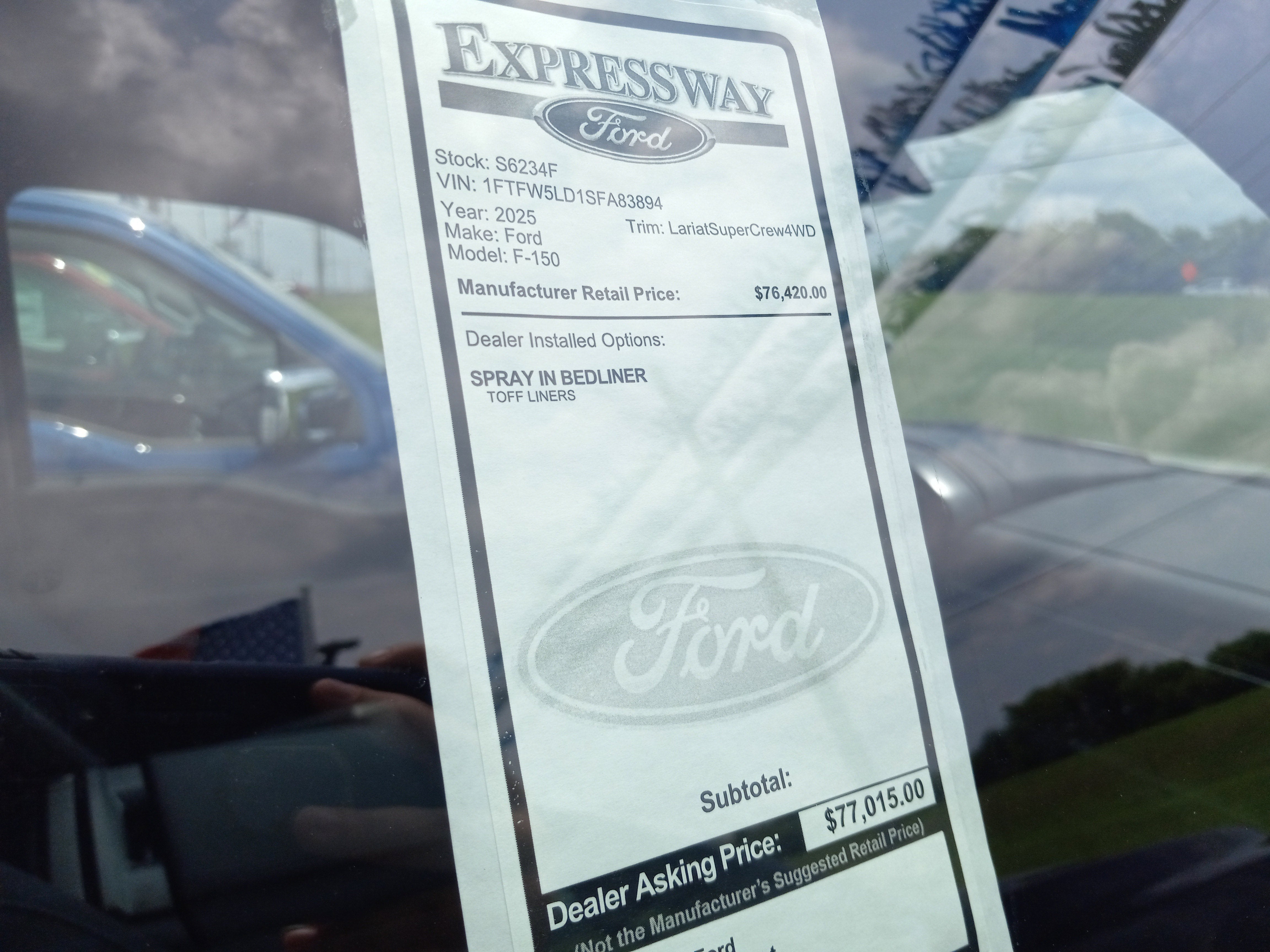 2025 Ford F-150 LARIAT 4WD SuperCrew 5.5' Box