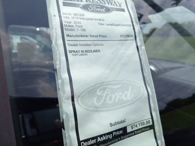 2025 Ford F-150 LARIAT 4WD SuperCrew 5.5' Box