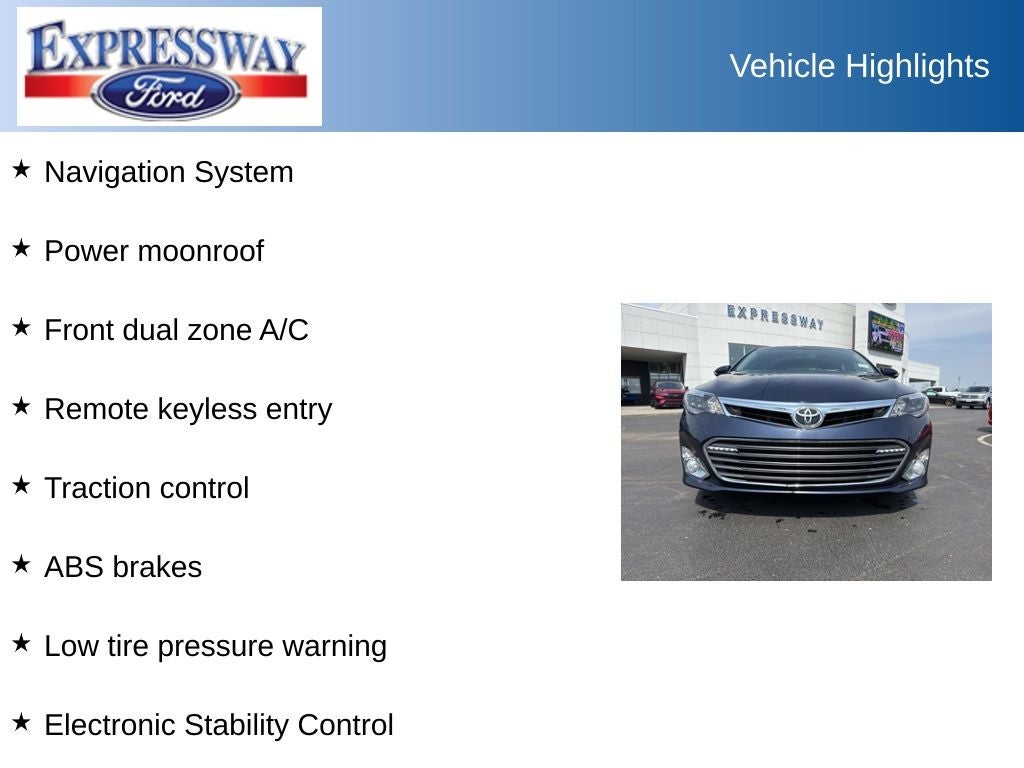 2015 Toyota Avalon XLE Touring
