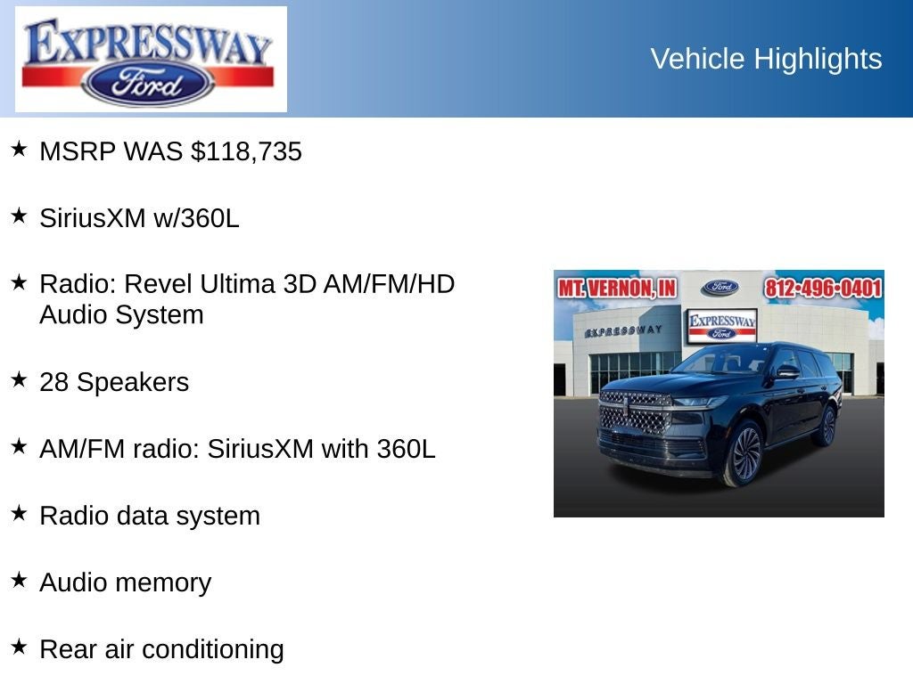 2025 Lincoln Navigator Black Label