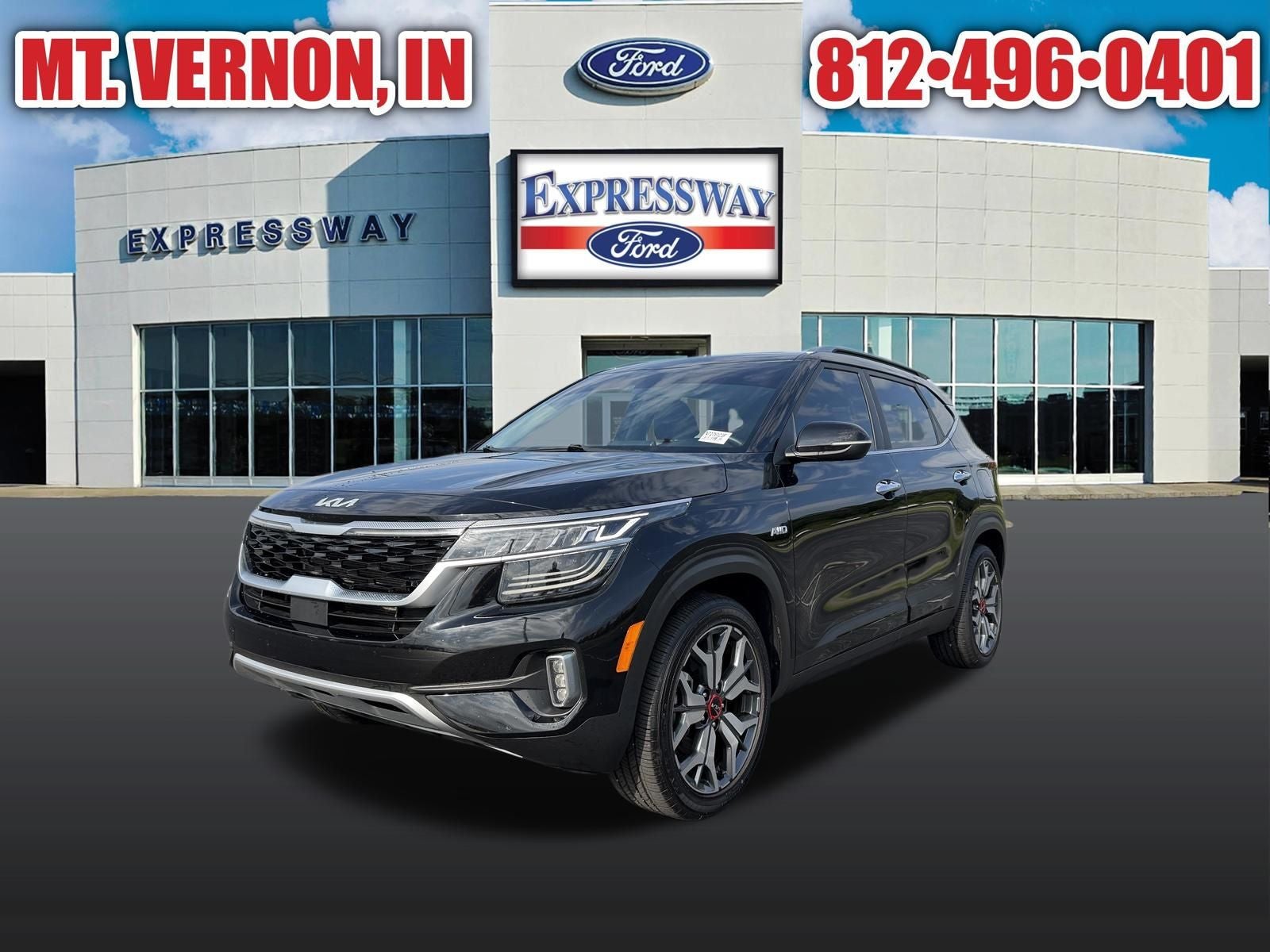 Used 2022 Kia Seltos SX with VIN KNDETCA2XN7276103 for sale in Mount Vernon, IN