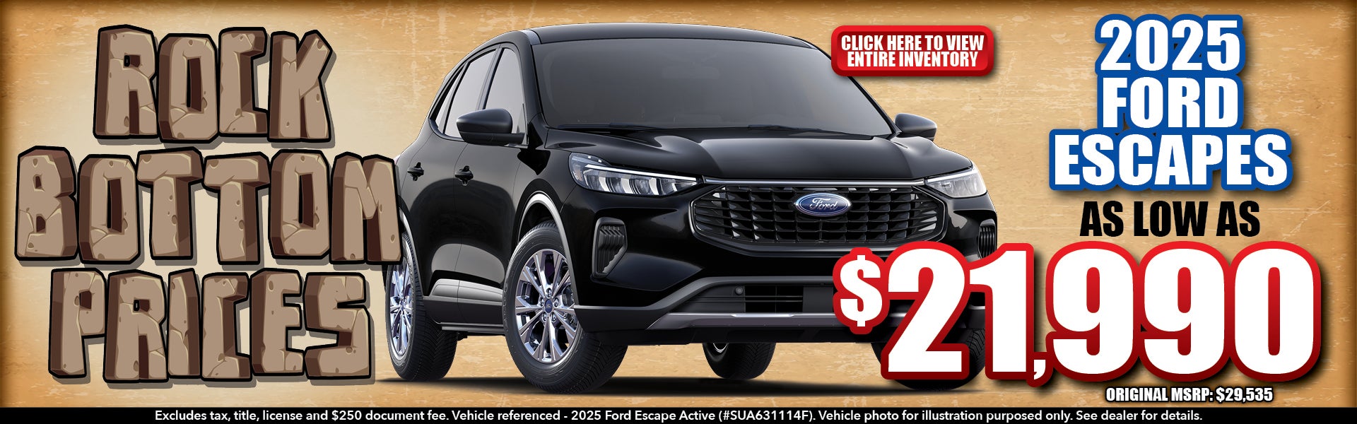 Pre-Owned Escape Feature